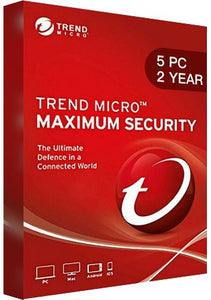 Trend Micro Maximum Security Multi Device - 5 Devices - 2 Years