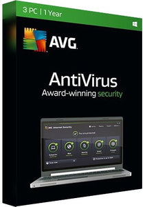 AVG Antivirus - 3 PCs - 1 Year
