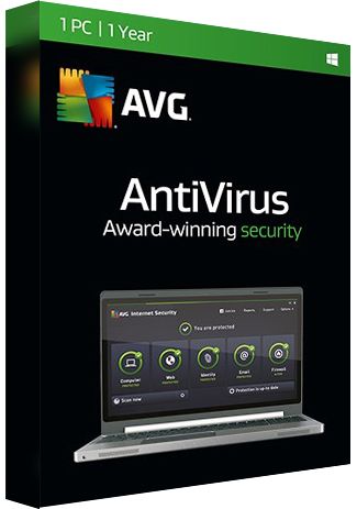 AVG Antivirus - 1 PC - 1 Year