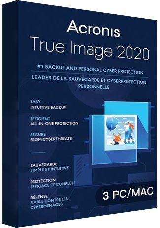 Acronis True Image 2020 - 3 PCs MAC