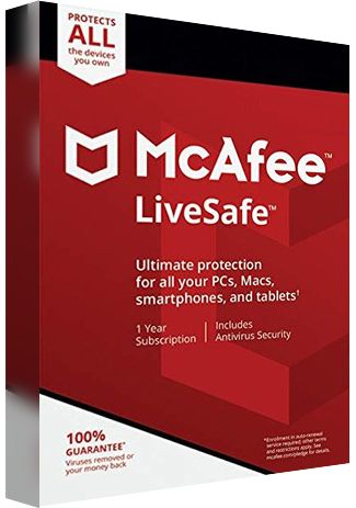 McAfee Life Safe Unlimited - 1 Year