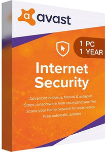 Avast Internet Security - 1 PC - 1 Year